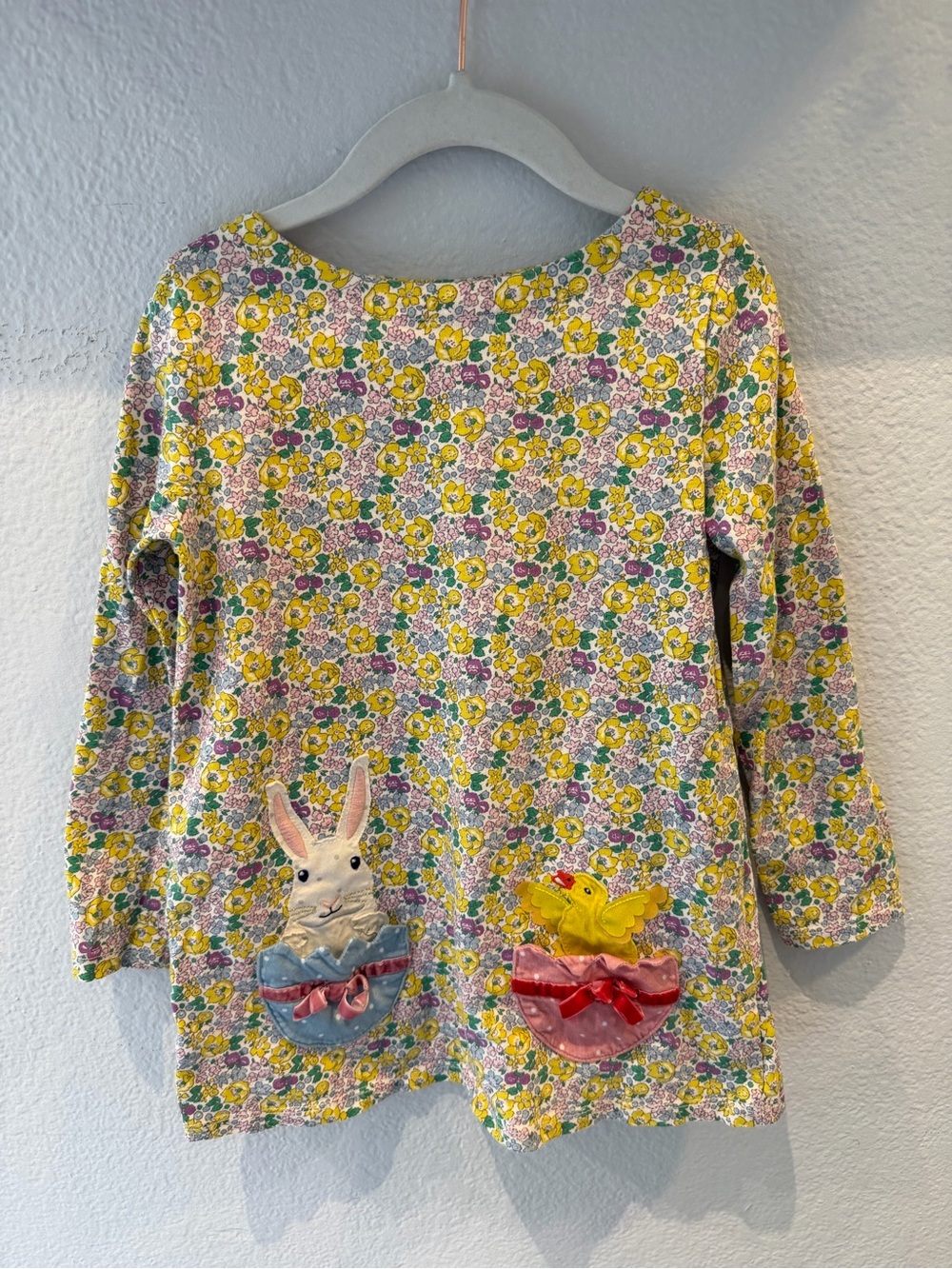 Mini Boden Floral Easter Tunic